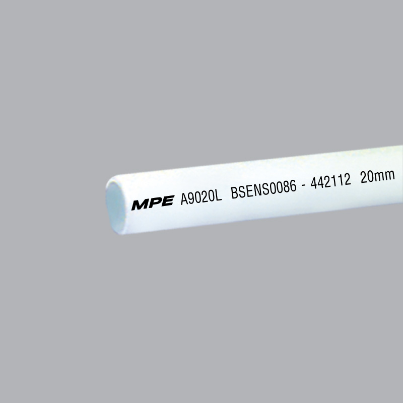 Ống cứng luồn dây điện MPE A9020L, Ø 20, chiều dài 2920mm, lực nén 320N