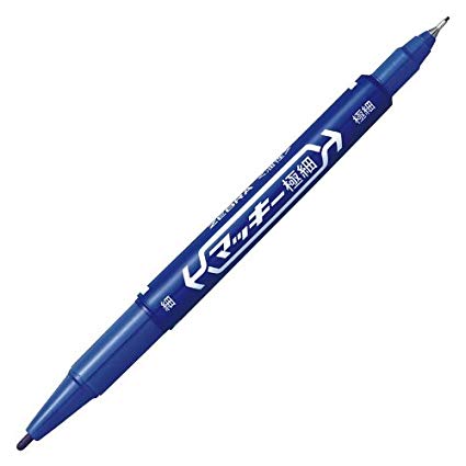 Bút lông dầu màu xanh đậm