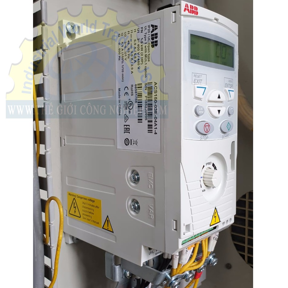 Biến tần 3 pha 380v 1.5 kW ( 2 Hp ) ABB ACS150-03E-04A1-4