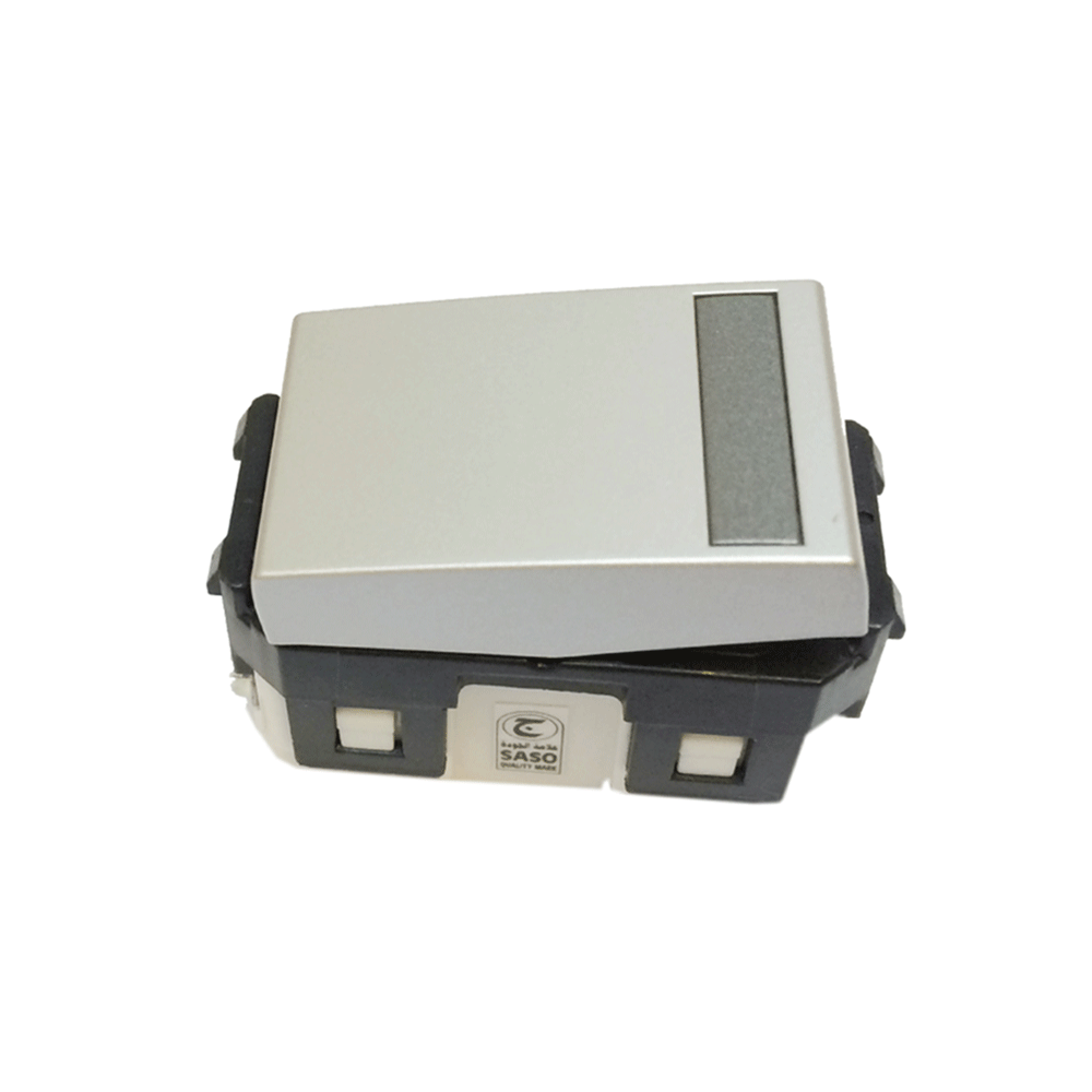 Công tắc C, Panasonic WEG55327MW, dòng Wide, 2 chiều, 250VAC - 16A, màu trắng ánh kim