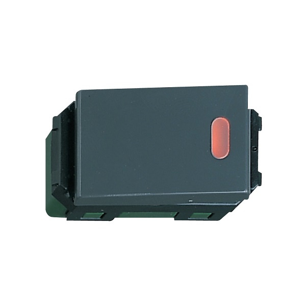 Công tắc B, Panasonic WEG5151-51KH, 1 chiều, cắm nhanh có đèn báo khi OFF, 250VAC-16A, dòng Wide