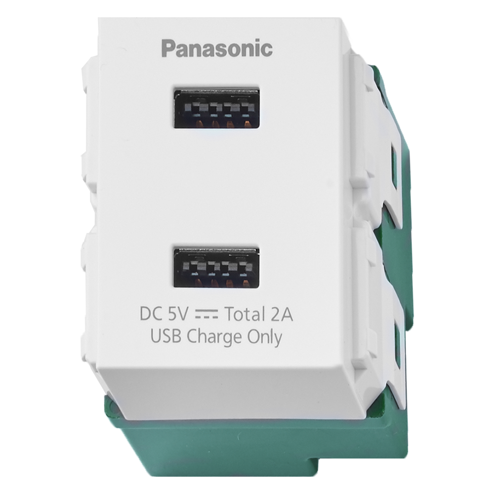 Ổ cắm USB  5V-2A Panasonic WEF11721W8