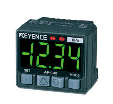 Đồng hồ đo áp suất khí Keyence AP-C40, -15 đến +110% FS