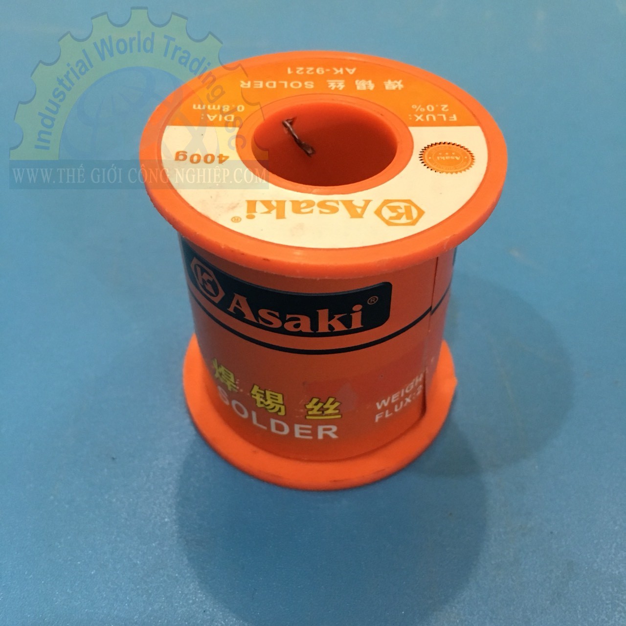 Dây thiếc hàn ASAKI AK-9221, 0.8mm 