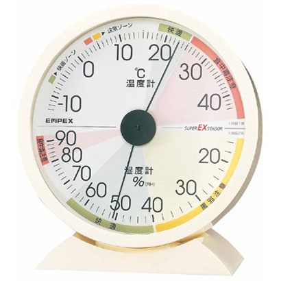 Đồng hồ đo nhiệt độ và độ ẩm, dải đo nhiệt độ  -10˚C ~ 40˚C, dải đo độ ẩm 20%RH ~ 90%RH 