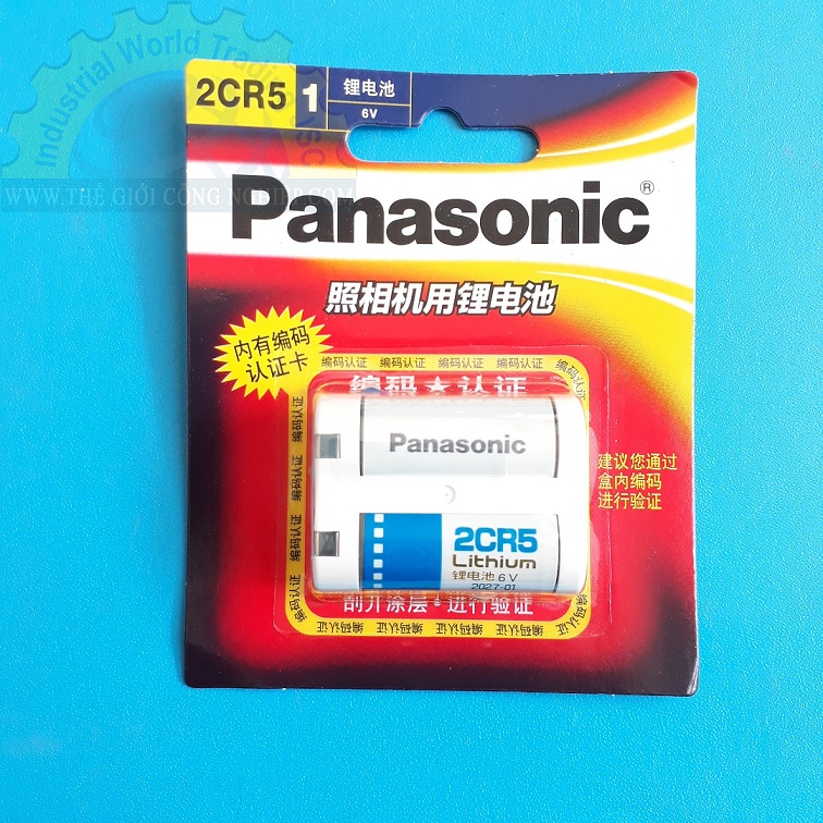 Pin 6V PANASONIC 2CR5, dùng cho máy ảnh kỹ thuật số 