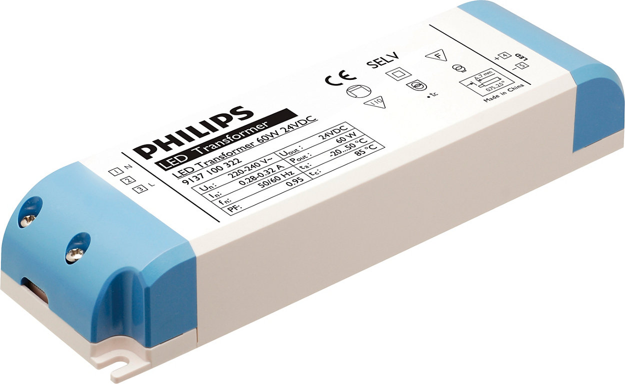 Biến áp điện tử đèn led economic 30W 24VDC Philips 47171