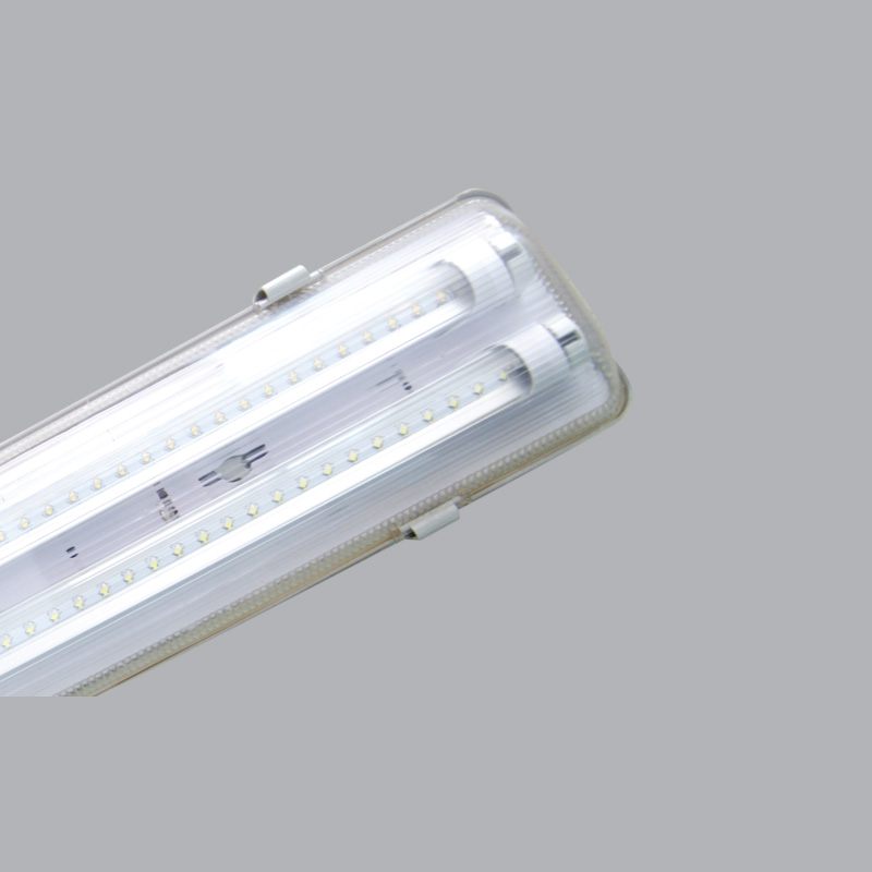Bộ máng chống thấm đôi 10w sử dụng led tube ánh sáng vàng MPE LWP-218V