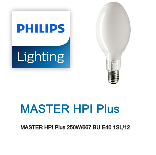 Bóng đèn cao áp metal ánh sáng trắng 250W Philips 47161