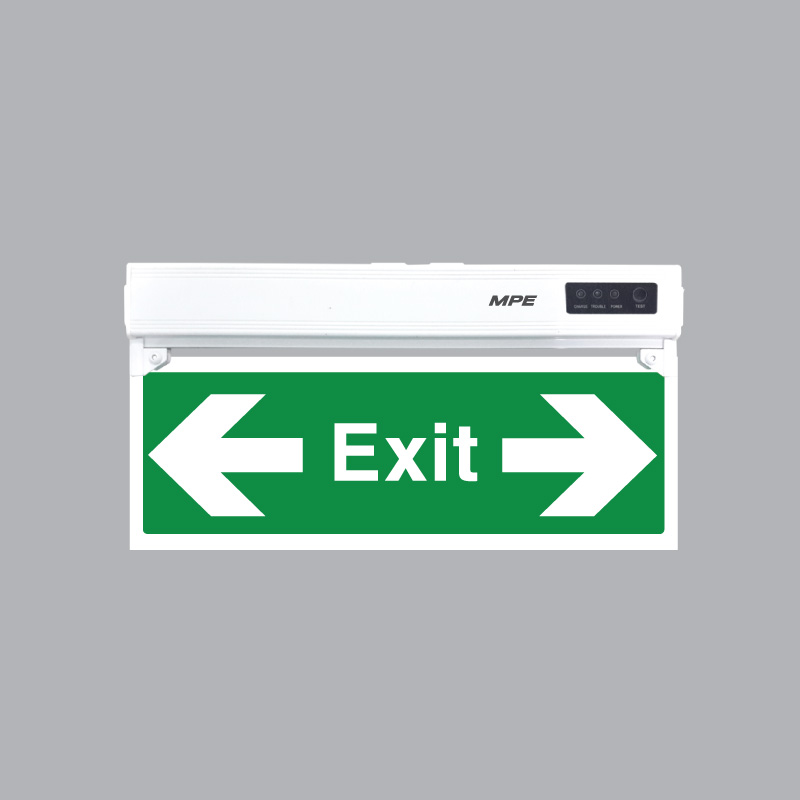 Đèn khẩn cấp exit 1 mặt trái phải MPE EXLR