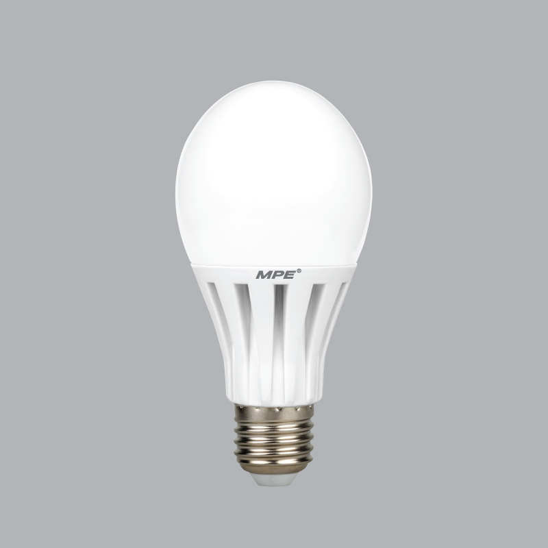 Đèn led bulb 12w ánh sáng vàng MPE LB-12V