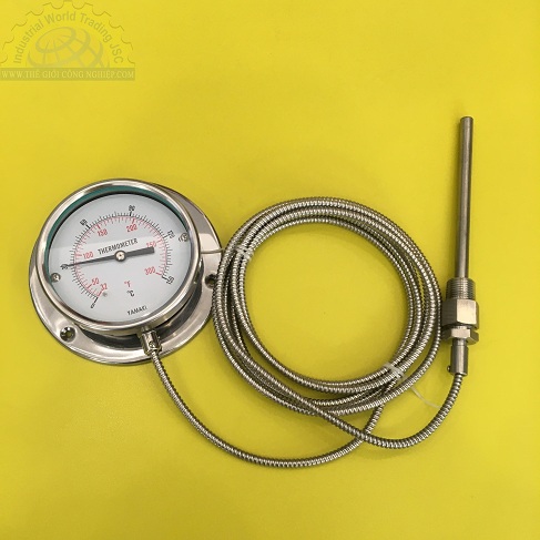 Đồng hồ đo nhiệt độ Yamaki TGCN-47628, dạng dây 150 độ C