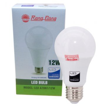 Bóng đèn tròn led buld 12W RangDong LED A70N1/12W.H (ÁNH SÁNG TRẮNG)