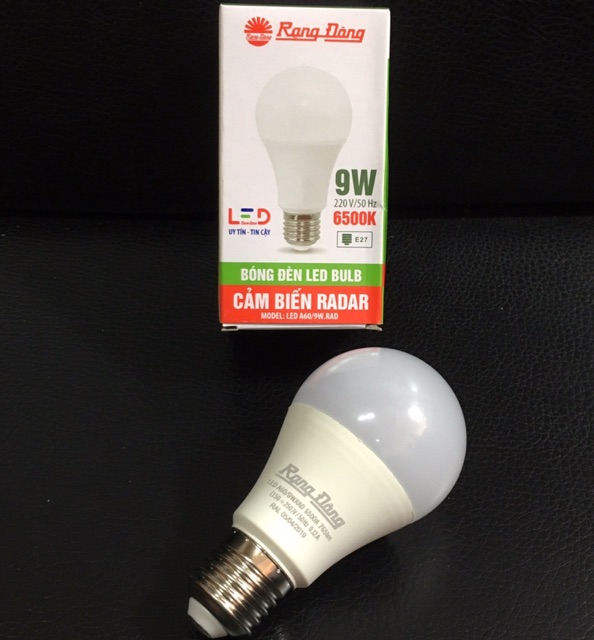 Đèn led bulb cảm biến 9w RangDong LED A60/9W.RAD