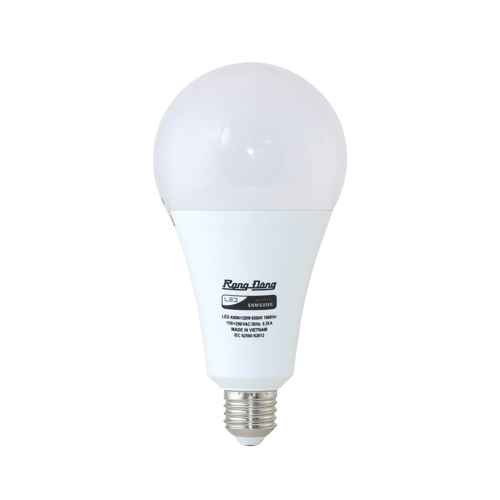 Bóng đèn Led Buld 20W Rạng Đông LED A95N1/20W.H, ánh sáng trắng