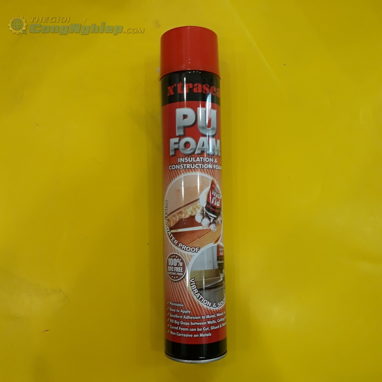 Keo PU Foam Xtraseal, bọt xốp cách âm, cách nhiệt  750ml