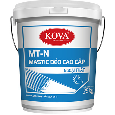 Mastic dẻo ngoại thất Kova MT-N, thùng 25kg 