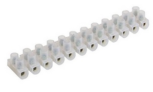 Cầu nối dây điện thanh domino khối bằng nhựa 3A 12P, kích thước 4mm²