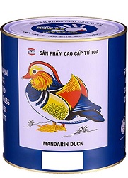 Sơn dầu con vịt màu xanh