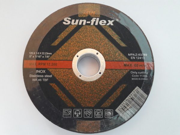 Đá cắt Inox 125 x 1,6 x 22.23 mm