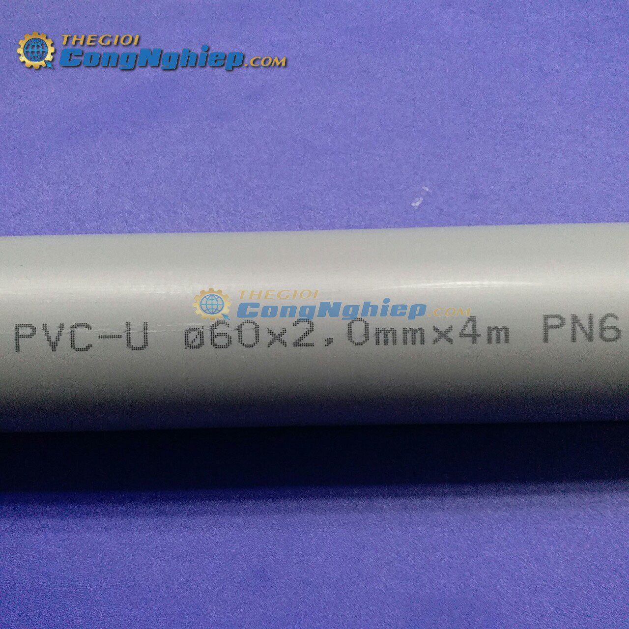 Ống nhựa Bình Minh PVC-U ø60mm, quy cách 60x1.8mm, ống dài 4m
