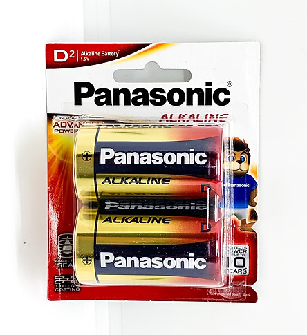 Pin đại Alkaline Panasonic LR20T/2B, (1 vỉ/2 viên)