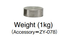 Quả tải chuẩn 1kg cho đồng hồ đo độ cứng cao su Teclock ZY-078