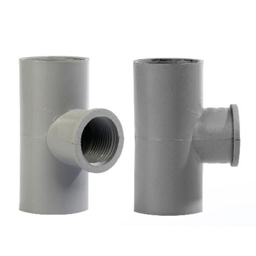Nối ống dạng T Ø27 loại ren trong, kích thước ø27 x 21mm,nhựa PVC BÌNH MINH, giá tính theo cái 