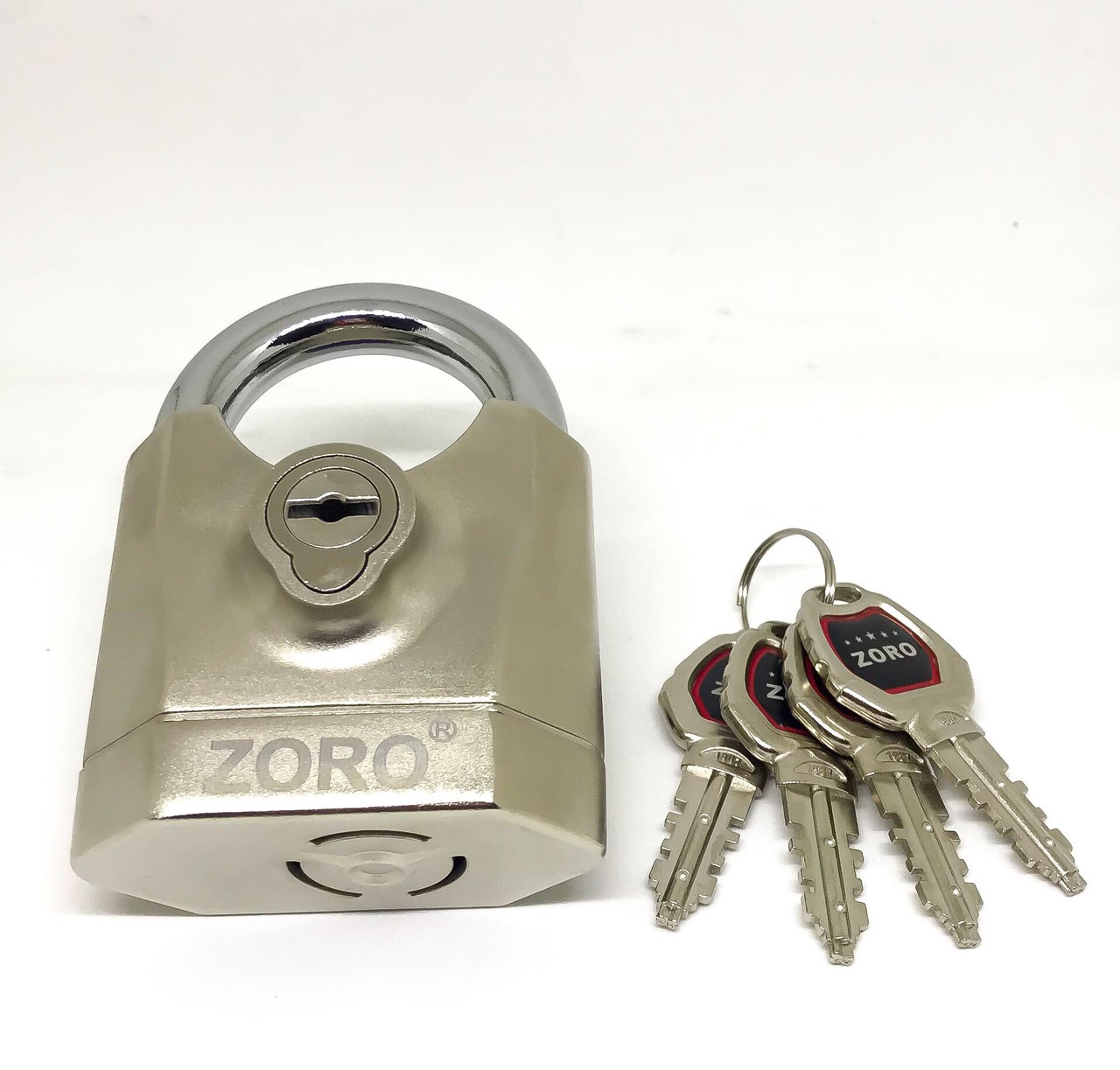Ổ khóa báo động  Zoro, chống trộm chống cắt chìa kiếm 4 chìa