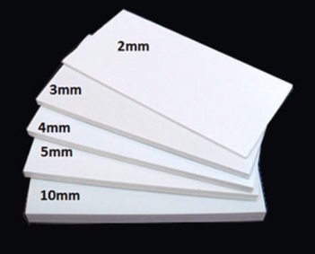 Tấm fomex (Tấm nhựa PVC) màu trắng, kích thước 1220 x 2440 x 10mm