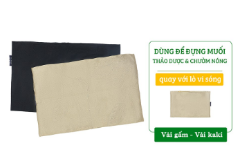 Túi đựng muối chườm bụng (không dây đai)