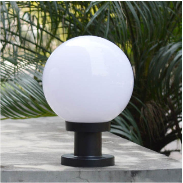 Đèn quả cầu nhựa trắng đục size φ300mm