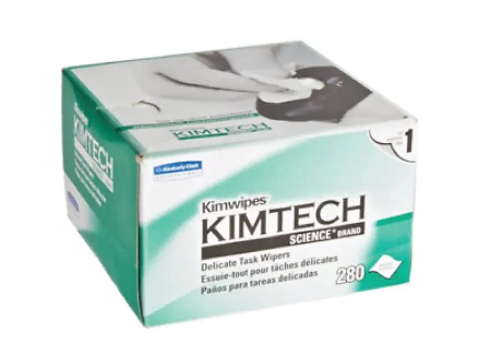 Giấy lau phòng sạch Kimberly-Clark Kimwipes Kimtech, chất liệu 100% Cellulose, kích thước 11 x 21 cm