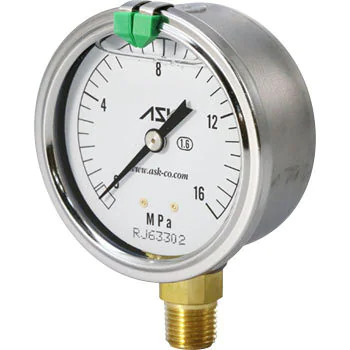 Đồng hồ đo áp suất có dầu ASK OPG-AT-G1/4-60X16MPA, dải đo 0-16Mpa