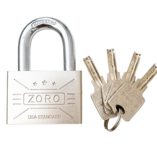 Ổ khóa bấm Zoro 5 phân, chìa muỗng 4 chìa