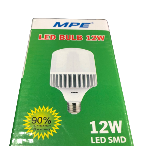 Đèn led buld 12w Mpe LBA-12T, ánh sáng trắng