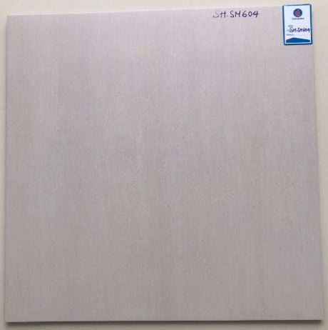 Gạch ốp lát kích thước 60x60cm Viglacera SH-SM 604 màu xám nhạt