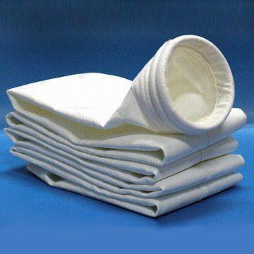 Túi lọc bụi vải Polyeste PE500, đường kính miệng túi 220mm, dài 3.5m
