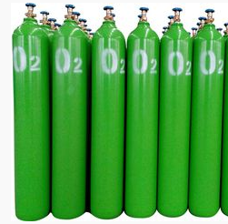 Khí oxy công nghiệp, chất lượng khí oxy 2.6 (độ tinh khiết 99.6%), bình 50L (Áp suất nạp: 150 – 200 bar)