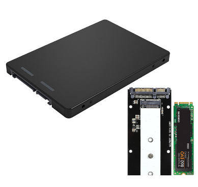 Box chuyển SSD M.2 SATA sang SATA 2.5, chất liệu vỏ nhôm