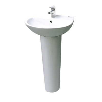 Chậu rửa lavabo chân dài inax L-285V(EC/FC) & L-288VD, kích thước 435x497x176 mm