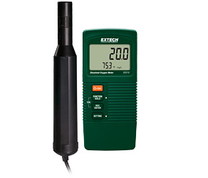 Máy đo oxy hòa tan Extech DO210, KT 135x 60 x 33mm, đầu dò: 28mm (1.1") D x190mm (7.5 ") L