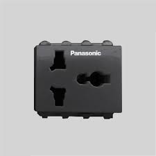 Ổ cắm đa năng Panasonic WEI1171H-VN, dòng Wide, có màn che, 250VAC - 16A
