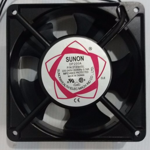 Quạt hút tủ điện Sunon DP200A P/N 2123HSL  kích thước 120x120x38mm điện áp 220VAC
