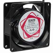 Quạt tản nhiệt Sunon SF8025AT P/N 1082HSL, kích thước 80x80x25mm, điện áp AC 110/120V