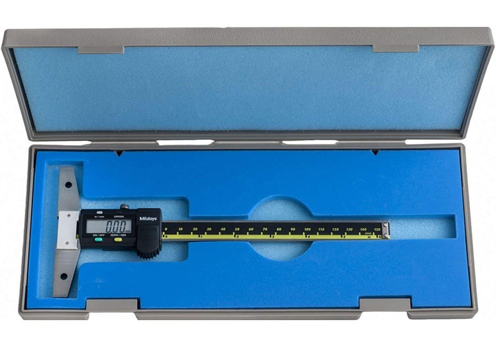 Thước đo sâu điện tử Mitutoyo 571-213-30, 0-12”/0-300mm/0.01mm 