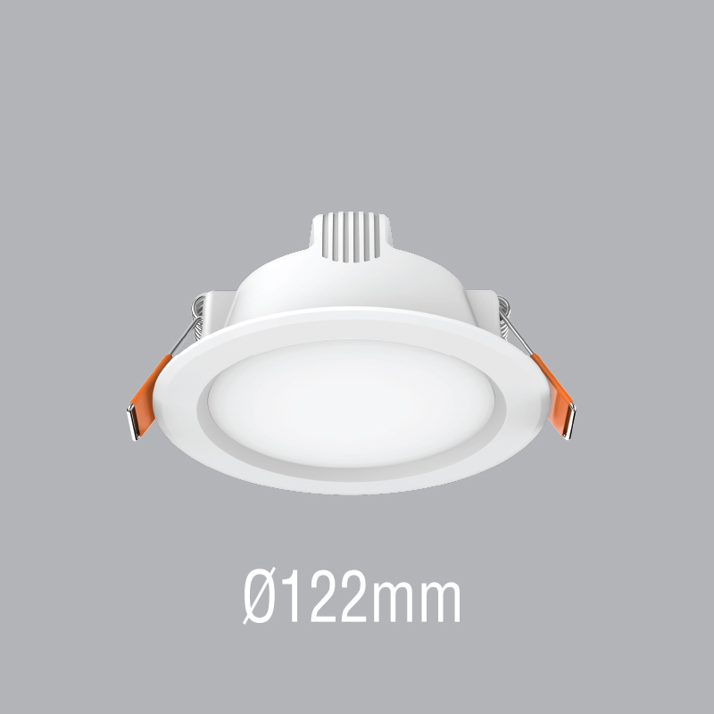 Đèn led downlight 9w mpe DLEL-9/3C, 3 chế độ màu, kích thước Ø122mm x 50mm