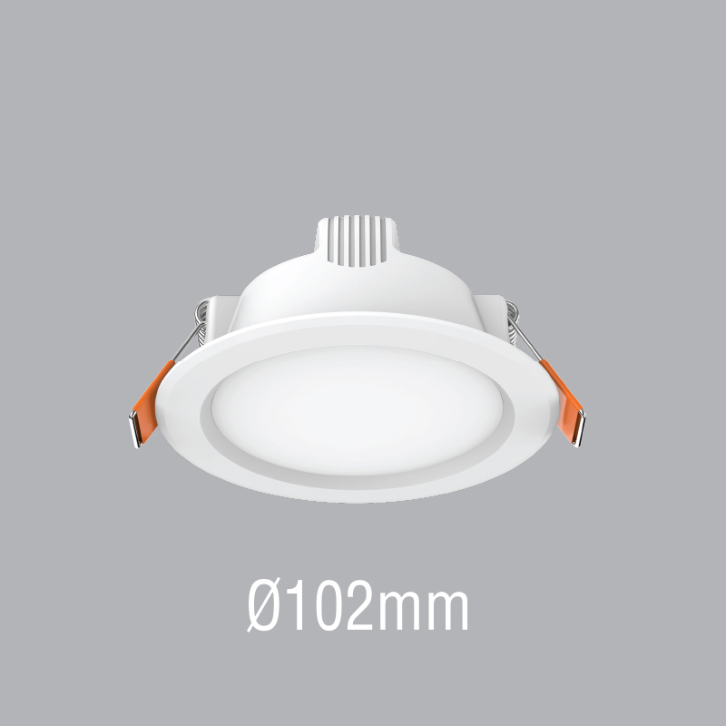 Đèn led downlight âm trần 7w mpe DLE-7T, ánh sáng trắng, kích thước Ø102mm x 50mm
