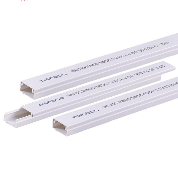 Nẹp luồn dây điện dạng vuông Nanoco NNV2040, 40x18mm