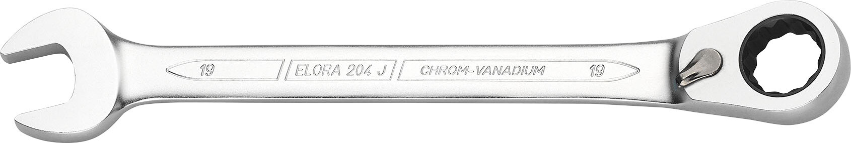 Cờ lê tự động 13mm ELORA 204-J13, loại nẫy gạt, đầu vòng tự động, 13mm